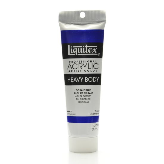 Picture of Liquitex Heavy Body Professional Artist Acrylic Colors, 2 Oz, Cobalt Blue, Pack Of 2