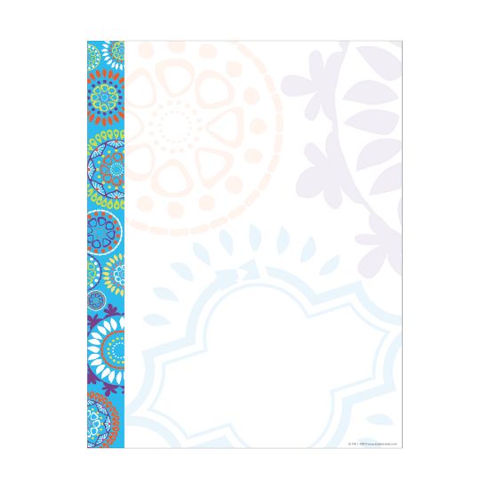 Picture of Barker Creek Computer Paper, 8 1/2in x 11in, Moroccan, Pack Of 50 Sheets