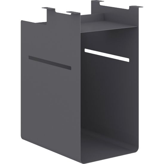 Picture of HON Fuse Undermount Storage Cubby Unit, 20inH x 10inW x 15inD, Charcoal Gray