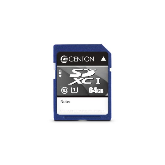 Picture of Centon MP Essential - Flash memory card - 64 GB - UHS-I U1 / Class10 - SDXC UHS-I