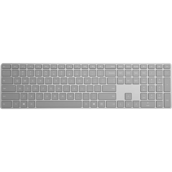 Picture of Microsoft Surface Keyboard - Wireless Connectivity - Bluetooth - English (US) - QWERTY Layout - Smartphone - Mac, Android, Windows, iOS - Gray