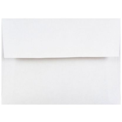 Picture of JAM Paper Booklet Envelopes, A2, Gummed Seal, White, Pack Of 100 Envelopes