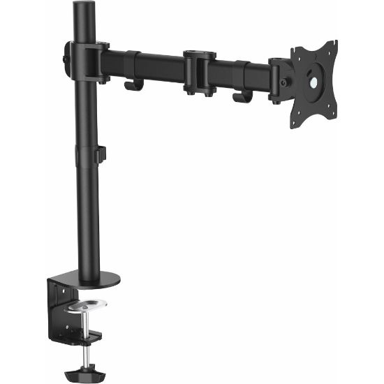 Picture of StarTech.com Desk Mount Monitor Arm 34 inch VESA Displays - Articulating Single Monitor Pole Mount - Height Adjustable Arm - Clamp/Grommet