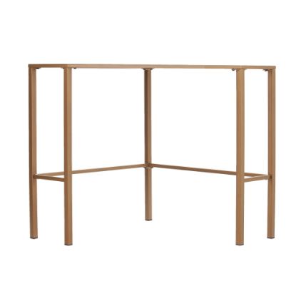 Picture of SEI Furniture Keaton 42inW Corner Writing Desk, Soft Gold