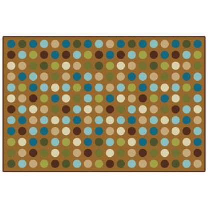 Picture of Carpets for Kids KID$Value PLUS Microdots Decorative Rug, 6ft x 9ft , Brown