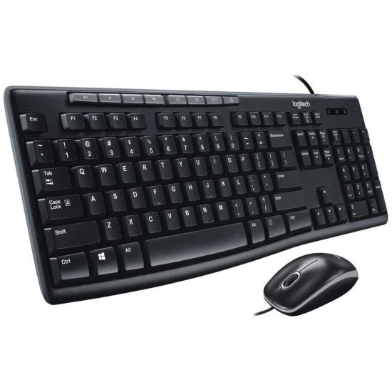 Picture of Logitech Media Combo Keyboard and Mouse, MK200