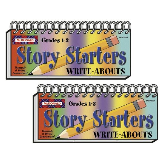 Picture of McDonald Publishing Write-Abouts Story Starters, Grades 1-3, Pack Of 2 Starters