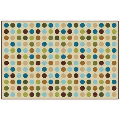 Picture of Carpets for Kids KID$Value PLUS Microdots Decorative Rug, 6ft x 9ft , Tan