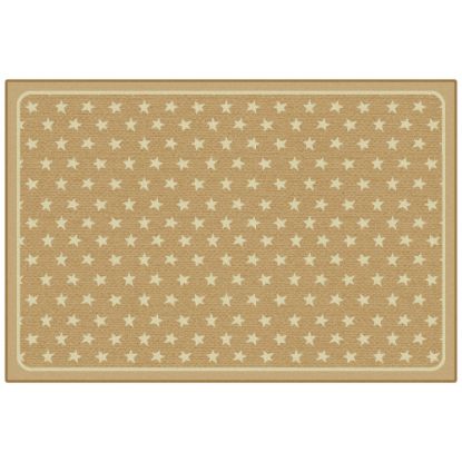 Picture of Carpets for Kids KID$Value PLUS Super Stars Decorative Rug, 6ft x 9ft, Brown