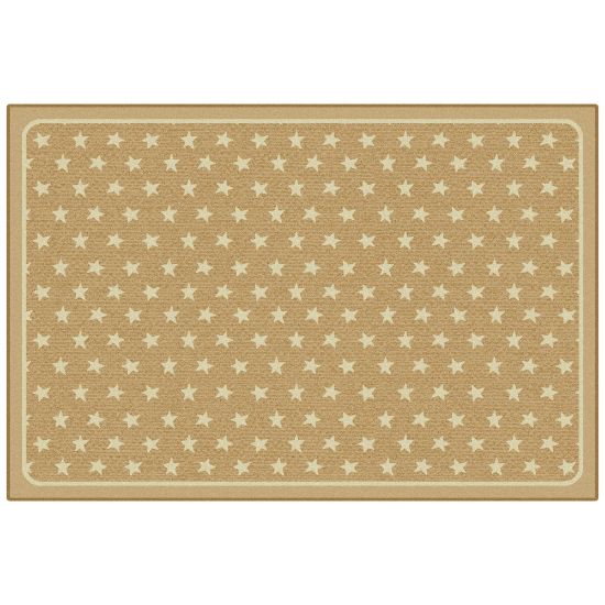 Picture of Carpets for Kids KID$Value PLUS Super Stars Decorative Rug, 6ft x 9ft, Brown