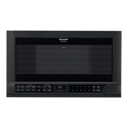 Picture of Sharp R-1210 - Microwave oven - built-in - 1.5 cu. ft - 1100 W - smooth black