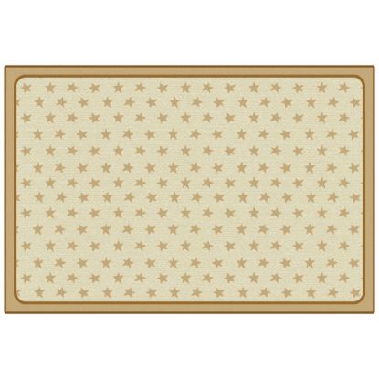 Picture of Carpets for Kids KID$Value PLUS Super Stars Decorative Rug, 6ft x 9ft, Tan