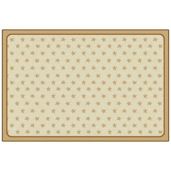 Picture of Carpets for Kids KID$Value PLUS Super Stars Decorative Rug, 6ft x 9ft, Tan