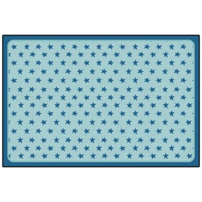 Picture of Carpets for Kids KID$Value PLUS Super Stars Decorative Rug, 6ft x 9ft, Dark Blue