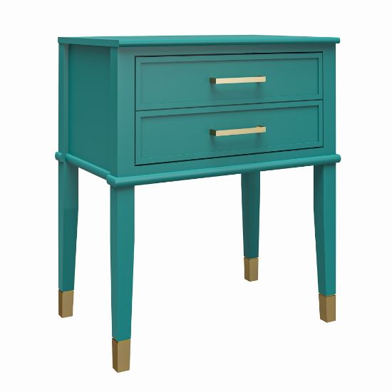 Picture of Ameriwood Home Westerleigh End Table, 28inH x 23-5/8inW x 15-5/8inD, Emerald