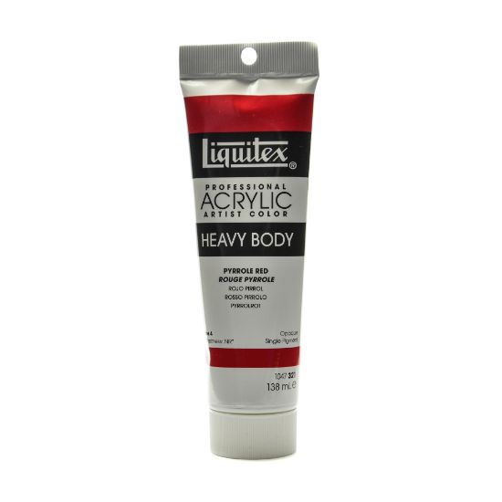 Picture of Liquitex Heavy Body Professional Artist Acrylic Colors, 2 Oz, Pyrrole Red, Pack Of 2