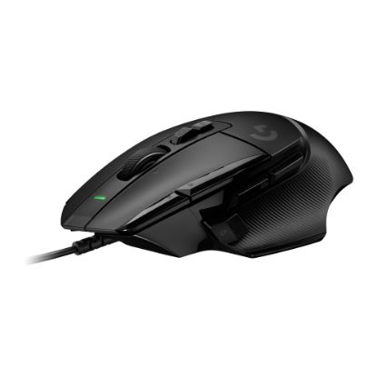 Picture of Logitech G502 X Wired Gaming Mouse - LIGHTFORCE hybrid optical-mechanical primary switches, HERO 25K gaming sensor, compatible with PC - macOS/Windows - Black - Mouse - optical - wired - USB - black