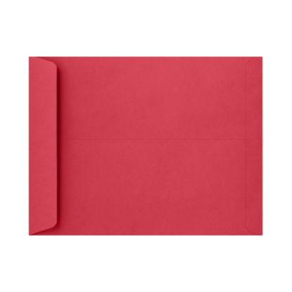 Picture of LUX #6 3/4 Open-End Envelopes, Gummed Seal, Holiday Red, Pack Of 50