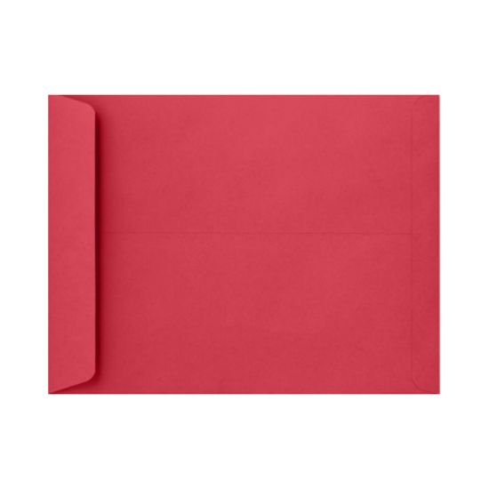 Picture of LUX #6 3/4 Open-End Envelopes, Gummed Seal, Holiday Red, Pack Of 50