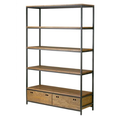 Picture of Glamour Home Alta 71inH Etagere Bookcase, Brown