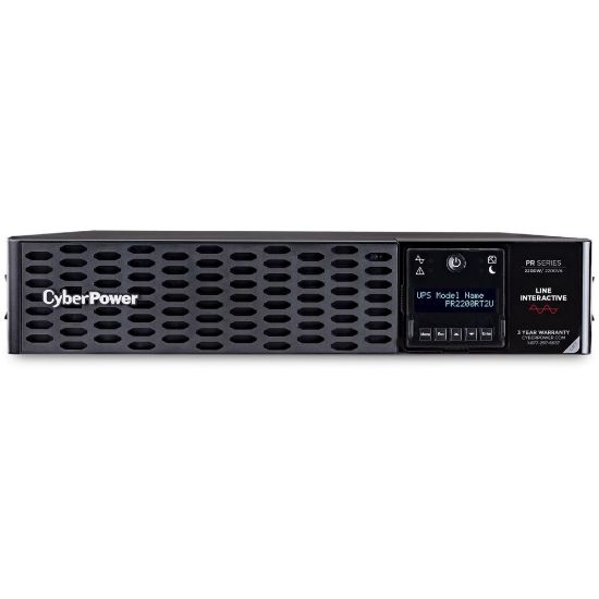 Picture of CyberPower PR2200RT2U New Smart App Sinewave UPS Systems - 2200VA/2200W, 120 VAC, NEMA L5-30P, 2U, Rack / Tower, Sine Wave, 8 Outlets, LCD, PowerPanel Business, $400000 CEG, 3YR Warranty