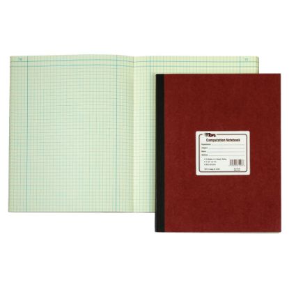 Picture of TOPS Computation Notebook, 11 3/4in x 9 1/4in, 4 x 4 Quad, 75 Sheets