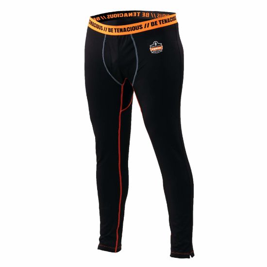 Picture of Ergodyne N-Ferno 6480 Base Layer Thermal Bottoms, X-Large, Black