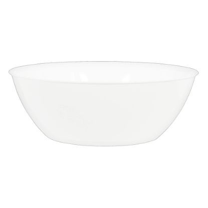 Picture of Amscan 10-Quart Plastic Bowls, 5in x 14-1/2in, Frosty White, Set Of 3 Bowls