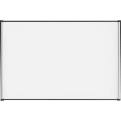 Picture of Lorell Magnetic Dry-Erase Whiteboard, 48in x 72in, Steel Frame With Silver Finish