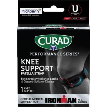 Picture of CURAD Performance Series Patella Strap Knee Support, Universal, Black