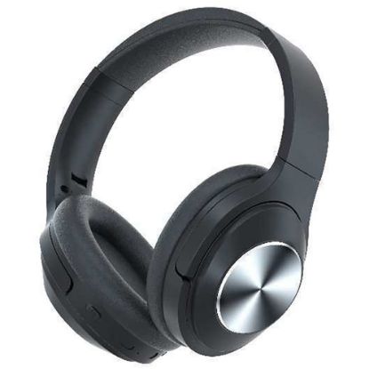 Picture of Compucessory Noise-cancelling Wireless Headset - Stereo - Wireless - 32.8 ft - Binaural - Noise Canceling - Black