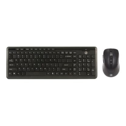 Picture of Digital Innovations Wireless Keyboard And EasyGlide Mouse, Black, 4270100