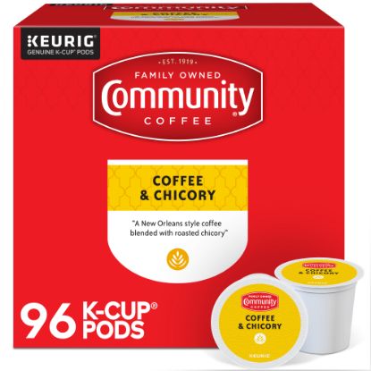 Picture of Community Coffee Keurig Single Serve K-Cup Pods, Coffee & Chicory, Box Of 96 Pods