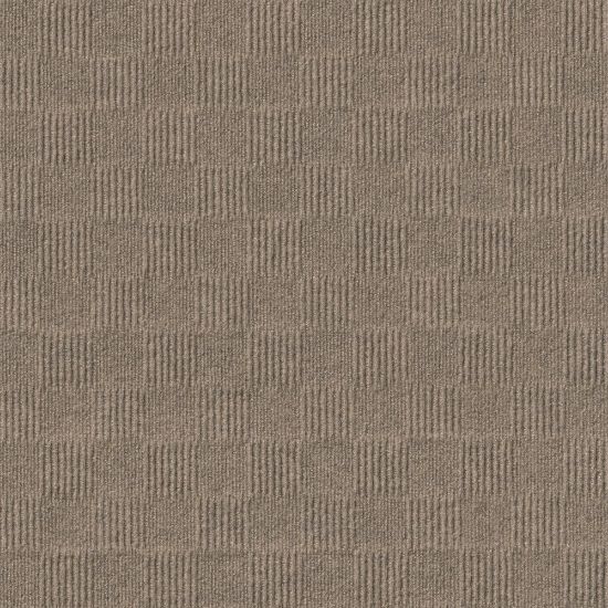 Picture of Foss Floors Crochet Peel & Stick Carpet Tiles, 24in x 24in, Chestnut, Set Of 15 Tiles