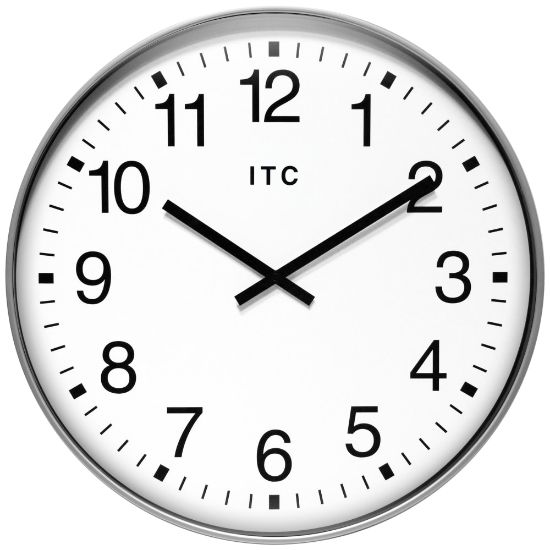 Picture of Infinity Instruments Profuse Wall Clock, 19-3/8in, Silver