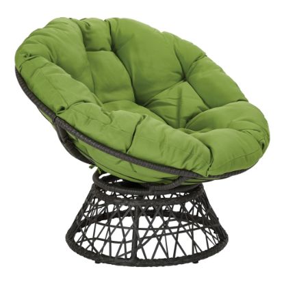 Picture of Office Star Papasan Chair, Green/Black