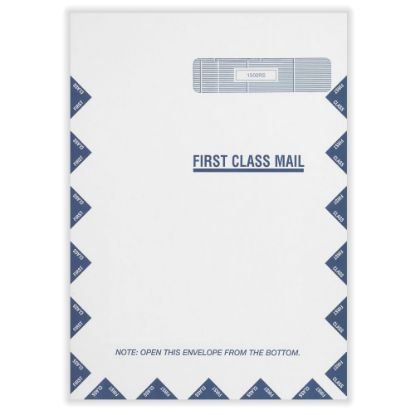 Picture of ComplyRight Right-Window Jumbo Envelopes For CMS-1500 Health Insurance Forms, NO Wording, Self-Seal, White, 9in x 12-1/2in, Pack Of 500