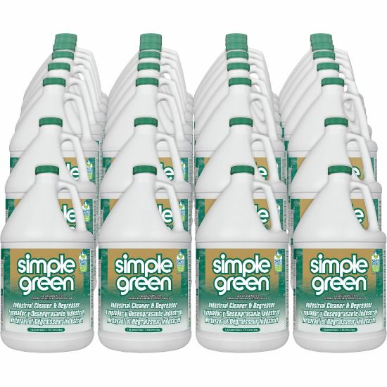 Picture of Simple Green Industrial Cleaner/Degreaser - Concentrate - 128 fl oz (4 quart) - Original Scent - 168 / Pallet - White