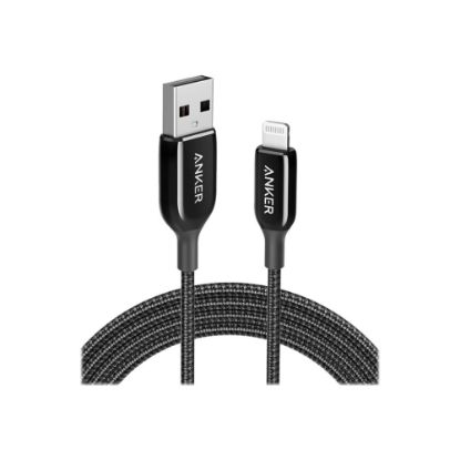 Picture of Anker PowerLine+ III - Lightning cable - Lightning male to USB male - 6 ft - black