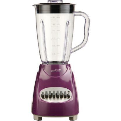 Picture of Brentwood (JB-220PR) 12 Speed Blender Plastic Jar - Purple - 350 W - 1.59 quart - 12 Speed Setting(s) - Purple