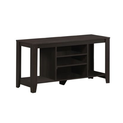 Picture of Monarch Specialties Ezra TV Stand, 24-1/4inH x 47-3/4inW x 17-1/4inD, Cappuccino