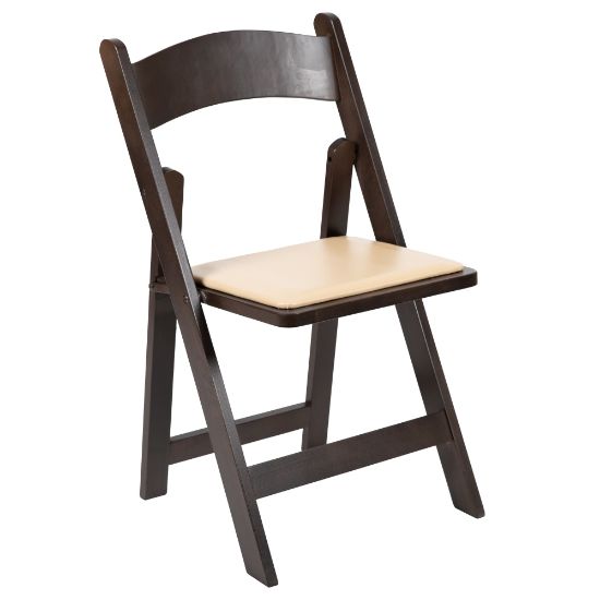 Picture of Flash Furniture HERCULES Wood Folding Chair, Chocolate