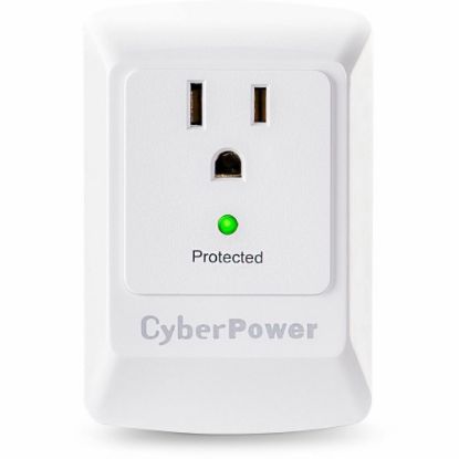 Picture of CyberPower Essential CSB100W - Surge protector - AC 125 V - output connectors: 1