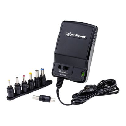 Picture of CyberPower 600mA Universal 120-Volt AC Power Adapter, Black, CPUAC600