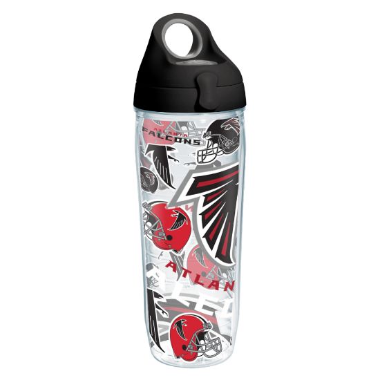 Picture of Tervis NFL All-Over Water Bottle With Lid, 24 Oz, Atlanta Falcons