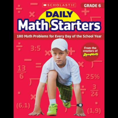 Picture of Scholastic Teacher Resource Daily Math Starters, Grade 6