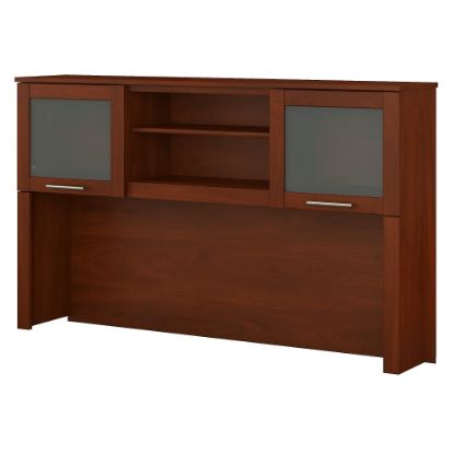 Picture of Bush Furniture Somerset 60inW L Shaped Desk Hutch, Hansen Cherry, Standard Delivery