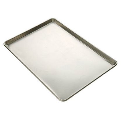 Picture of Hoffman Browne Aluminum Sheet Pans, 18in x 26in x 1in, Silver, Set Of 12 Pans, 58182632