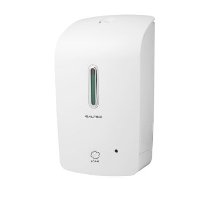 Picture of Alpine Automatic Foam Soap Dispenser, 11-1/4inH x 6-5/16inW x 4-7/16inD, White