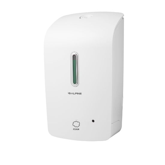 Picture of Alpine Automatic Foam Soap Dispenser, 11-1/4inH x 6-5/16inW x 4-7/16inD, White